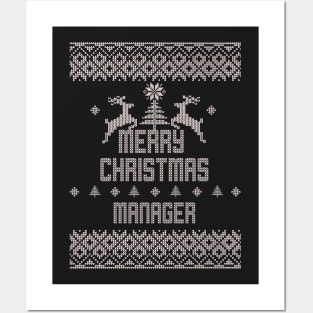 Merry Christmas MANAGER Posters and Art